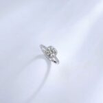 Open Moissanite Ring in 925 Silver - Model ZHF0117 - Image 4
