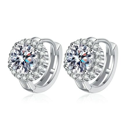 925 Silver Moissanite Earrings ZHF-E1718