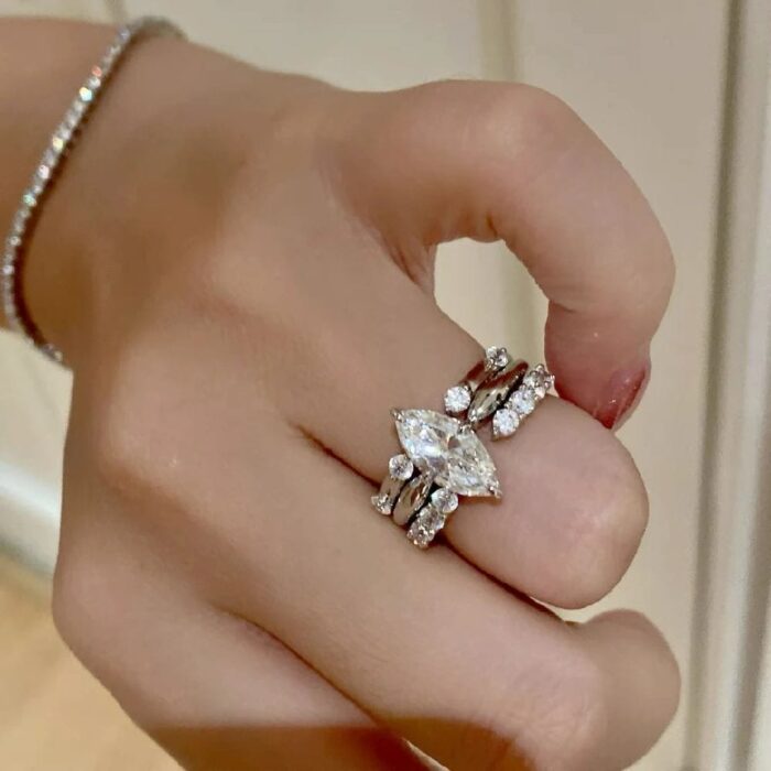 925 Silver Ring Special Offers 925-3-2CT - Image 2