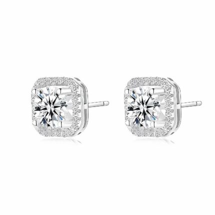 925 Silver Moissanite Earrings - ZHF-E1701