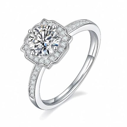 925 Silver Moissanite Ring - ZHF-R1740