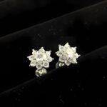 925 Silver Moissanite Earrings - ZHFE1550G - Image 5