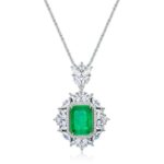 925 Silver Glass Necklace - P0149