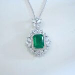 925 Silver Glass Necklace - P0149 - Image 2