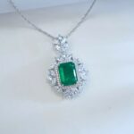 925 Silver Glass Necklace - P0149 - Image 3