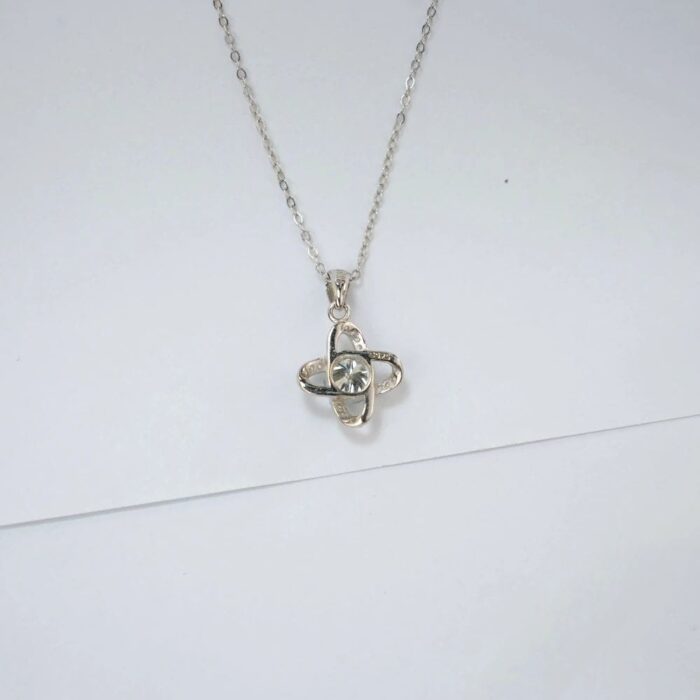 925 Silver Moissanite Necklace ZHF-P2025G - Image 3