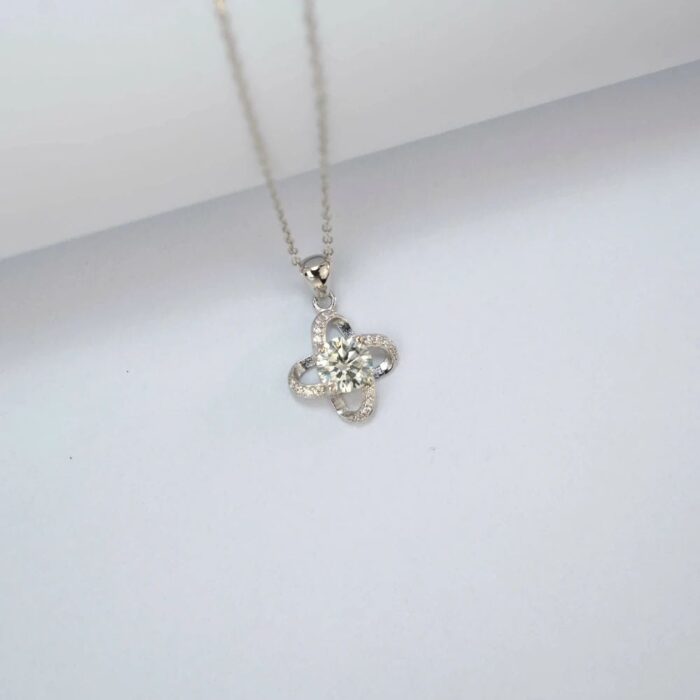 925 Silver Moissanite Necklace ZHF-P2025G - Image 6