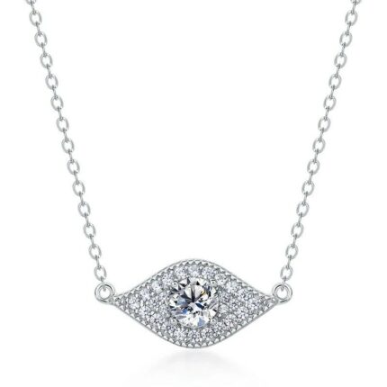 925 Silver Moissanite Necklace ZHF-P5512